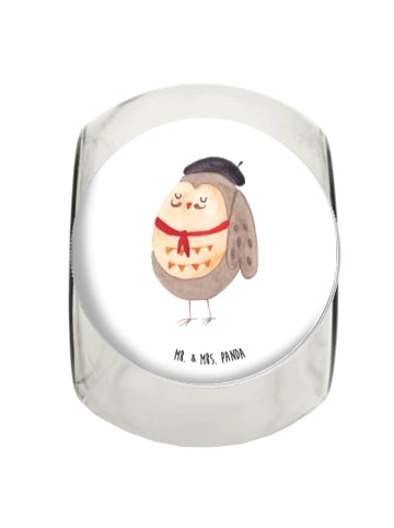 Mr. & Mrs. Panda keksdose glas Eule Frankreich ohne Spruch in Weiß