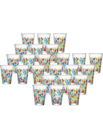 Ritzenhoff & Breker 24-tlg. Kindergläser Dino in Bunt – 200 ml in bunt