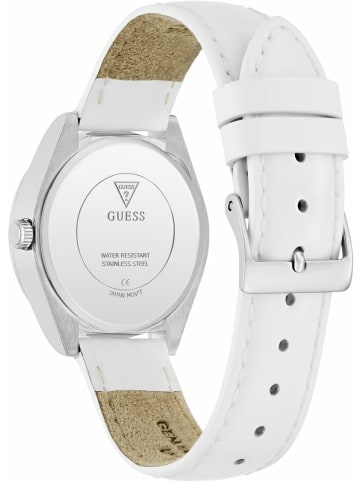 Guess Quarzuhr für Damen in silber