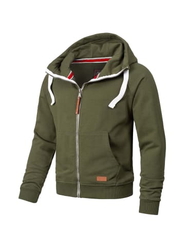 Alessandro Salvarini Jacke A. Salvarini Herren Sweatjacke AS192 in Grün