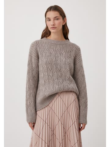 Finn Flare Rundhalspullover Classic in beige