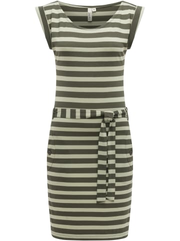 ragwear Sommerkleid Tagg Stripes in Dark Olive26