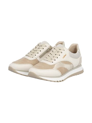 rieker Leder-Sneaker Beige