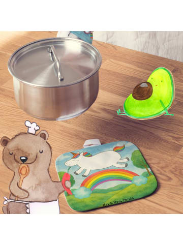 Mr. & Mrs. Panda Topfuntersetzer Einhorn Regenbogen Design ohne ... in Weiß