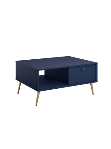 Feldmann-Wohnen Couchtisch Rose marineblau 87 / 66 / 43cm