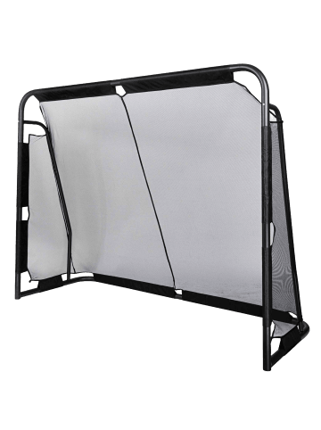 Prosport Fußballtor Premium in Schwarz 220x170x80
