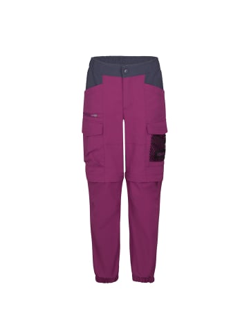 Trollkids Zipp-Off-Cargohose Lillesand in fresh berry/graphite
