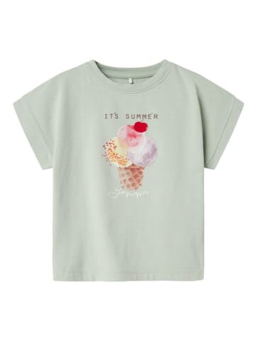 name it T-Shirt Top Josephina in Hellgrün