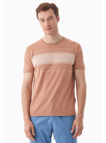 Organication T-Shirt "MOR17950" in Tan/Zartbeige