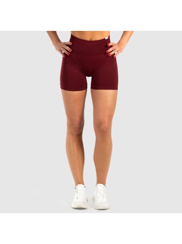 SMILODOX Shorts Issy Scrunch in Bordeaux