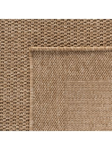 KADIMA DESIGN Teppich In-/Outdoor Jute-Optik Flachgewebe Bordüre Polypropylen