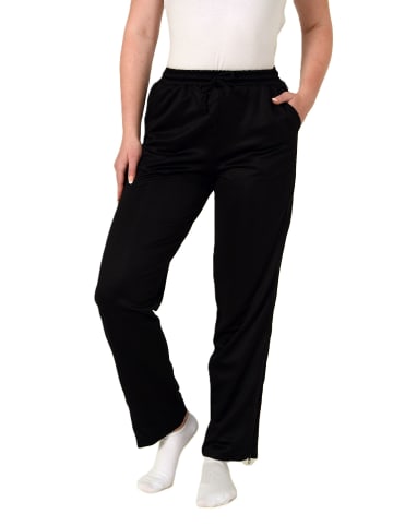 NORMANN Trainingshose Rehahose seitlicher Reißverschluß - 88941 in schwarz