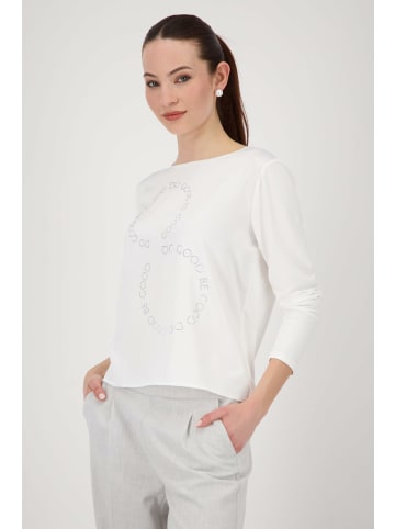 monari Rundhalspullover für Damen in offwhite