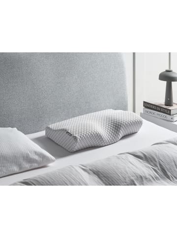 Beliani Memory Foam Kissen ELGON in Weiß - (W) 30 x (H) 10 x (L) 50 cm