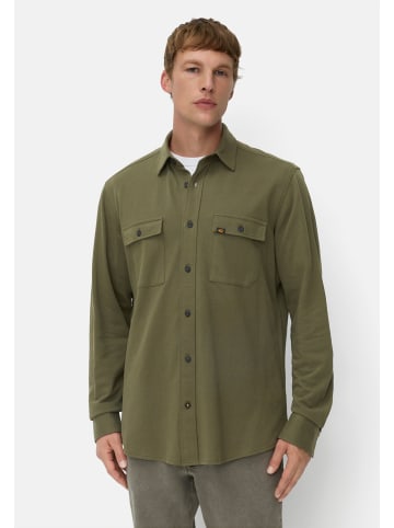 Camel Active Langarm Hemd aus reiner Baumwolle in Khaki