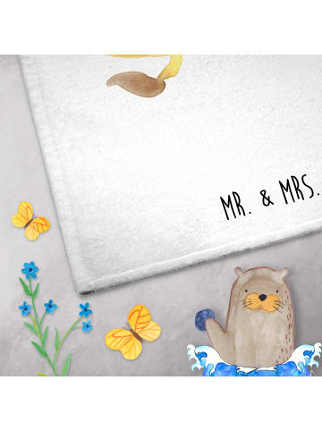 Mr. & Mrs. Panda Kinderhandtuch Giraffe Kind ohne Spruch in Weiß