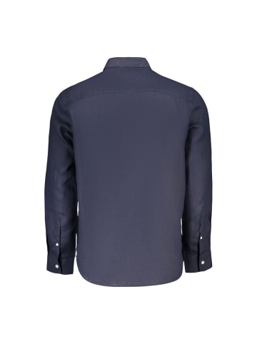 North Sails Blau Herren Hemd aus Leinen