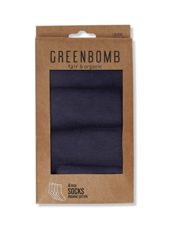 GreenBomb Socken Basic in Marineblau