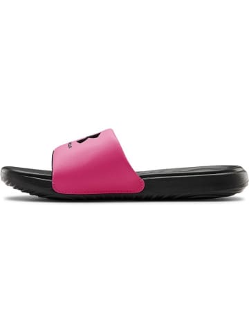 Under Armour "Slides UA Ansa Fixed" in Schwarz