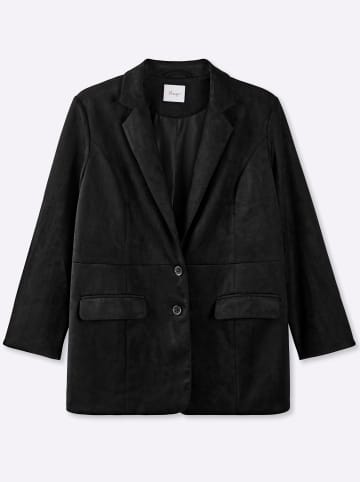 sheego Blazer in schwarz