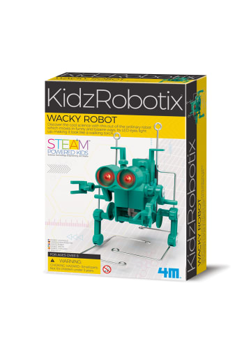 4M Experimentierset KidzRobotix - Verrückter Roboter ab 3 Jahre in Mehrfarbig