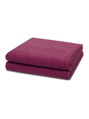 Ross 2 X Duschtuch im Set Sensual Skin in Fuchsia