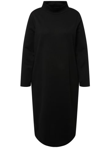 Ulla Popken Midikleid in schwarz