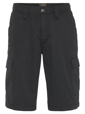 Man's World Cargobermudas in schwarz