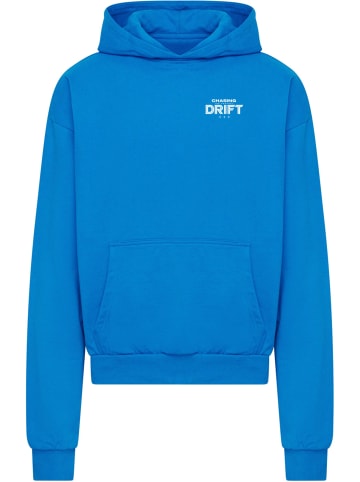 Mister Tee Mister Tee The Perfect Drift Ultra Heavy Cotton Box Hoody in cobalt blue
