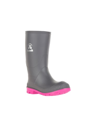 Kamik Gummistiefel STOMP in Schwarz/Magenta