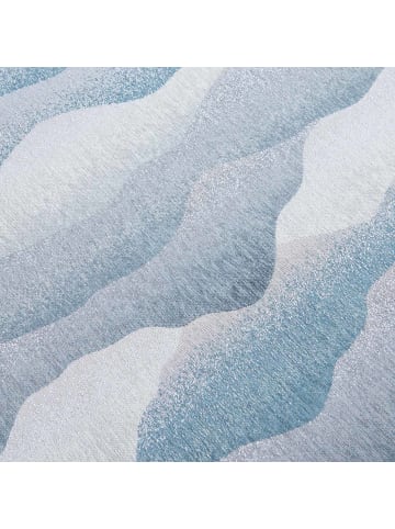 Louis de Poortere Teppich Winter in Blau