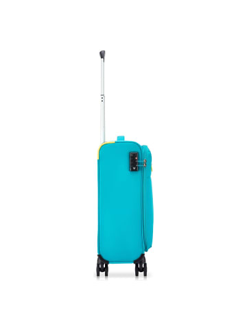 Roncato Lite Soft Neon 4 Rollen Kabinentrolley 55 cm in turchese