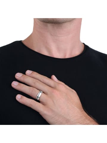 Amor Ring Edelstahl in Silber