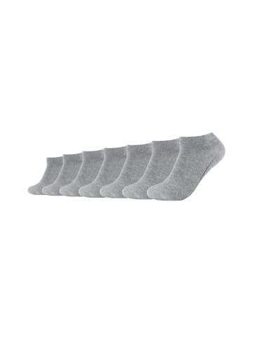 camano Sneakersocken 7er Pack light grey melange