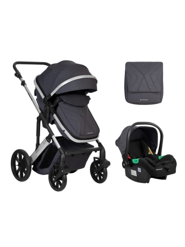 Kikkaboo Kinderwagen Darling 3 in 1 in grau