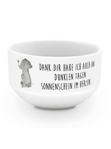 Mr. & Mrs. Panda Schüssel Elefant Biene mit Spruch in Weiß