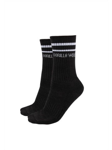Gorilla Wear Mannschaftssocken - 2-pack - Schwarz