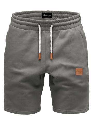 Amaci&Sons Shorts DEVON in Dunkelgrau