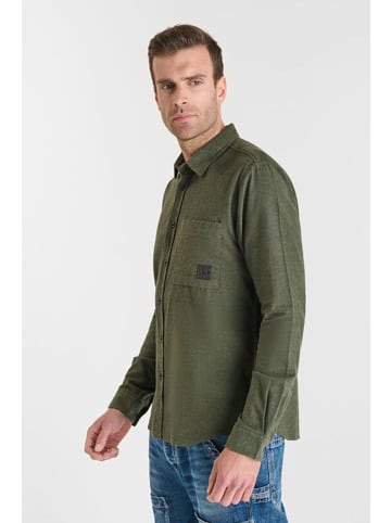 Le Temps des Cerises Langarmhemd DEBIN in Green