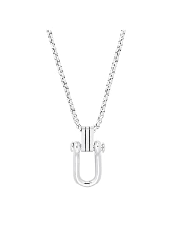 s.Oliver Halskette mit Anhänger in Silber – (L)60cm