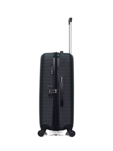 BlueStar Mittelgroßer Koffer LONDON in Schwarz (64L)