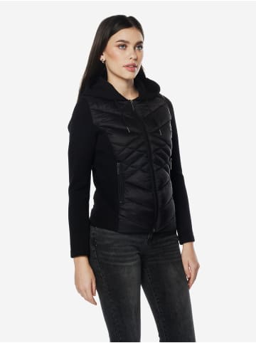 KOROSHI Damenjacke in materialmix in Schwarz