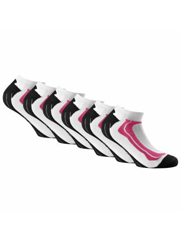Rohner Socken 6er Pack in Weiß/Pink