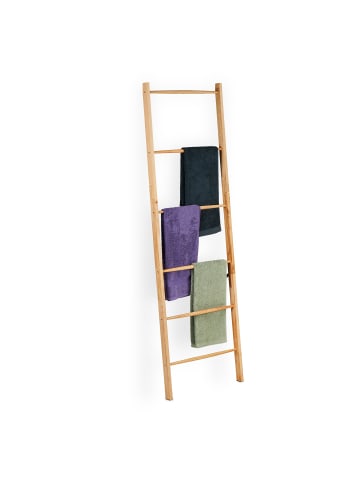 relaxdays Handtuchleiter in Natur - (B)55 x (H)170 cm
