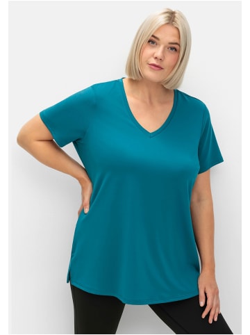 sheego Funktionsshirt in dunkelpetrol
