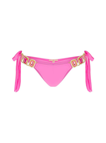 Moda Minx Bikini Hose Boujee Tie Side Brazilian in Barbie Pink