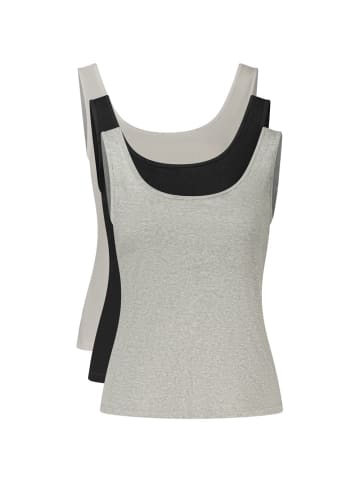 Calvin Klein Schwarz Damen Tanktop Top aus Baumwolle