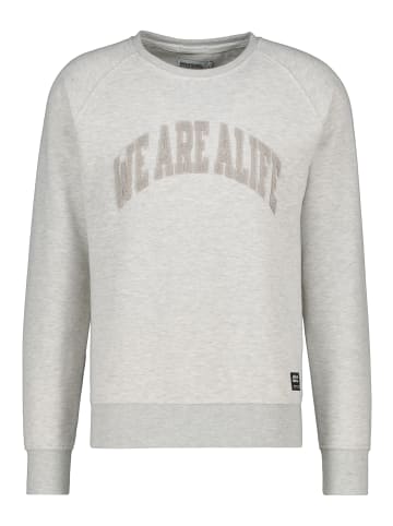 alife and kickin Rundhalspullover, Pullover LevinAK A in cloudy melange