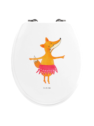 Mr. & Mrs. Panda Klodeckel Fuchs Ballerina ohne Spruch in Weiß