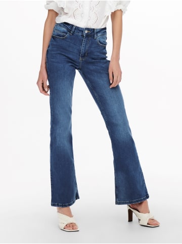 JACQUELINE de YONG Flare Jeans JDYNWFLORA Denim Schlag Hose in Blau